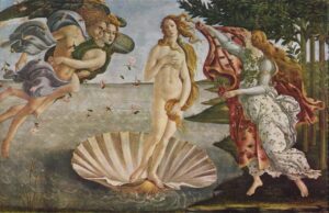 Venus by Boticelli - the symbol for a sacred woman