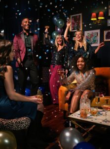 people celebrating